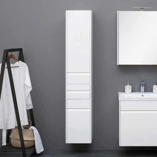 Шкаф-пенал AQUANET Палермо 35 L белый