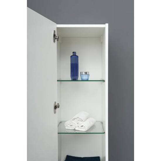 Шкаф-пенал AQUANET Палермо 35 L белый