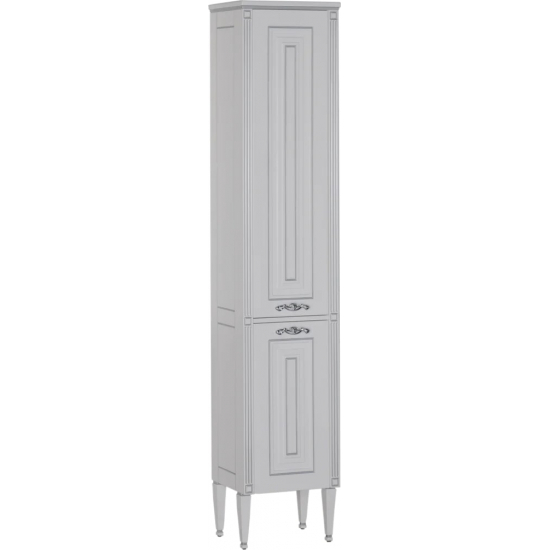 Шкаф-пенал AQUANET Паола 40 белый/серебро