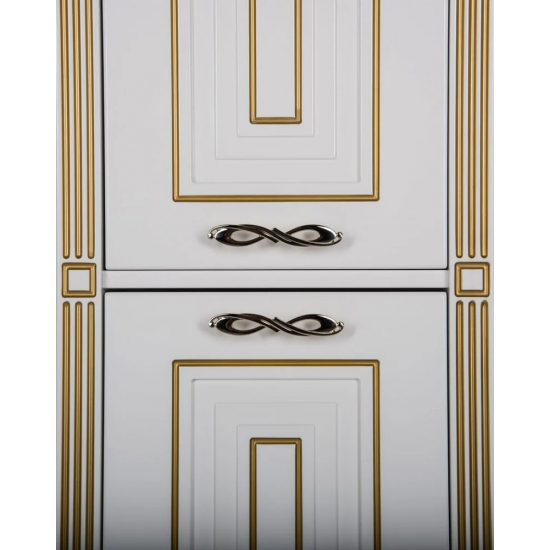 Шкаф-пенал AQUANET Паола 40 белый/золото