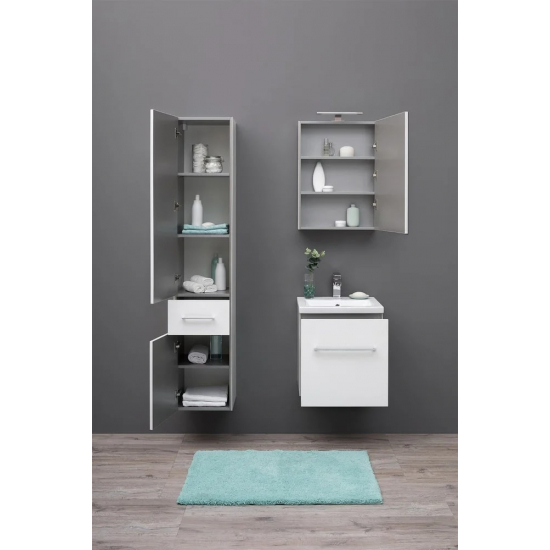 Шкаф-пенал AQUANET Порто 35 L белый