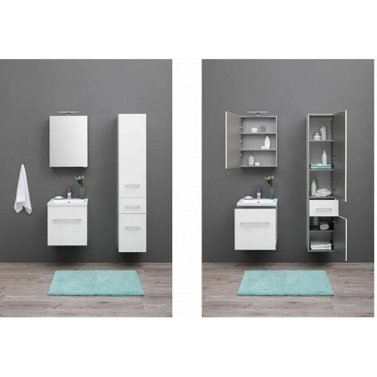 Шкаф-пенал AQUANET Порто 35 R белый