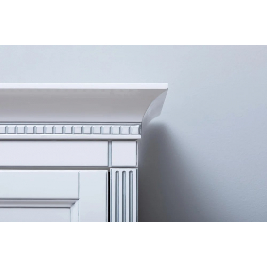 Шкаф-пенал AQUANET Селена 40 L, белый, серебро