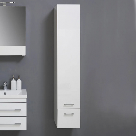 Шкаф-пенал AQUANET Верона 30 белый