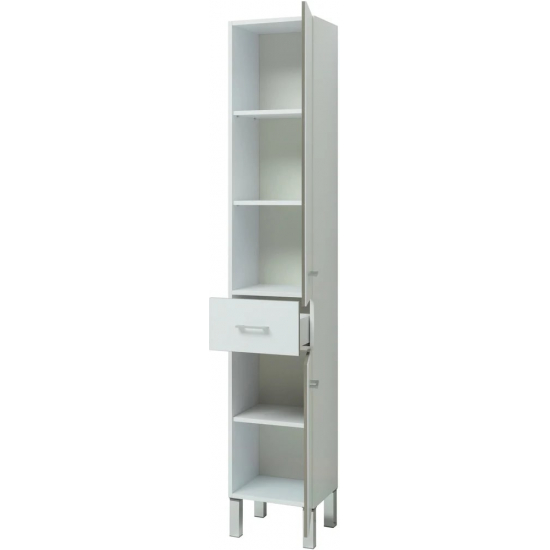 Шкаф-пенал AQUANET Верона 35 R напольный, белый