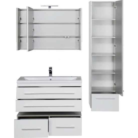 Шкаф-пенал AQUANET Верона 40 R белый