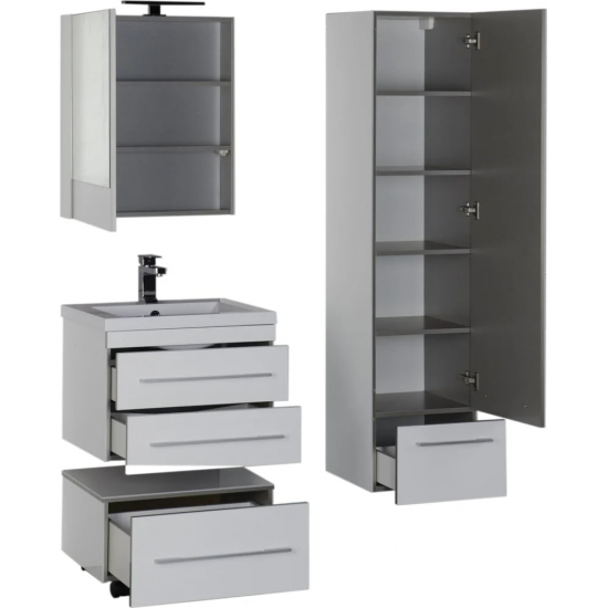 Шкаф-пенал AQUANET Верона 40 R белый