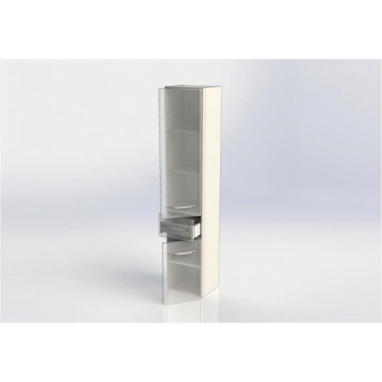 Шкаф-пенал AQUANET Виченца 36 белый глянец