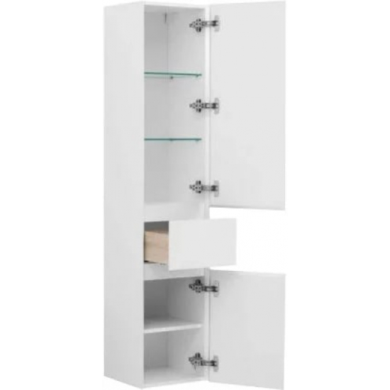 Шкаф-пенал AQUANET Йорк 35 R белый глянец