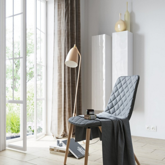 Шкаф-пенал AQWELLA 5 stars Анкона П35/W белый, универсальный