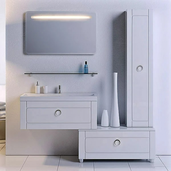 Шкаф-пенал AQWELLA 5 stars Инфинити П35 подвесной белый