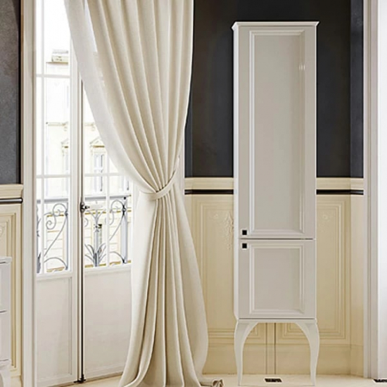 Шкаф-пенал AQWELLA 5 stars LaDonna белый