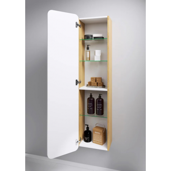 Шкаф-пенал AQWELLA Basic 35 дуб золотой