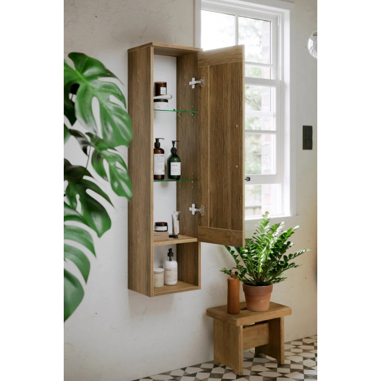 Шкаф-пенал AQWELLA Craft 30 дуб балтийский