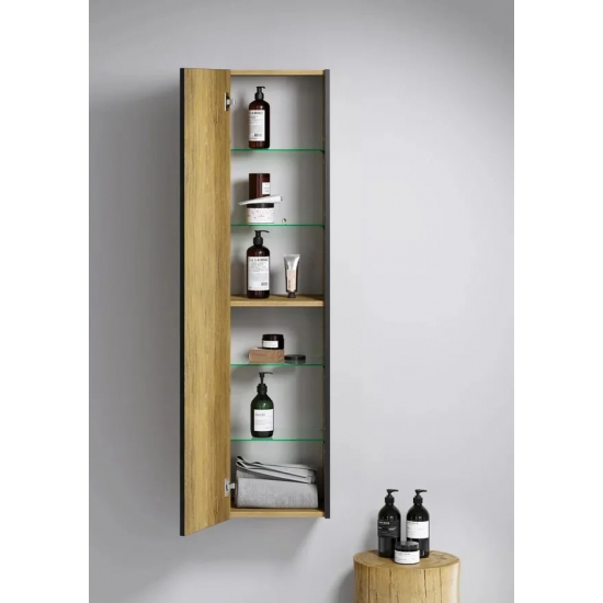 Шкаф-пенал AQWELLA Fargo 35 дуб балтийский