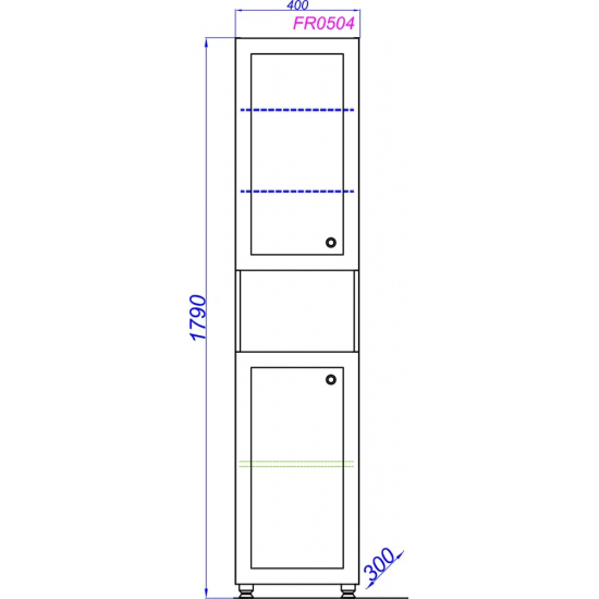 Шкаф-пенал AQWELLA Franchesca 40