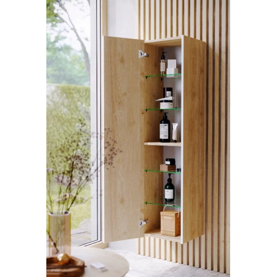 Шкаф-пенал AQWELLA Urban дуб давос