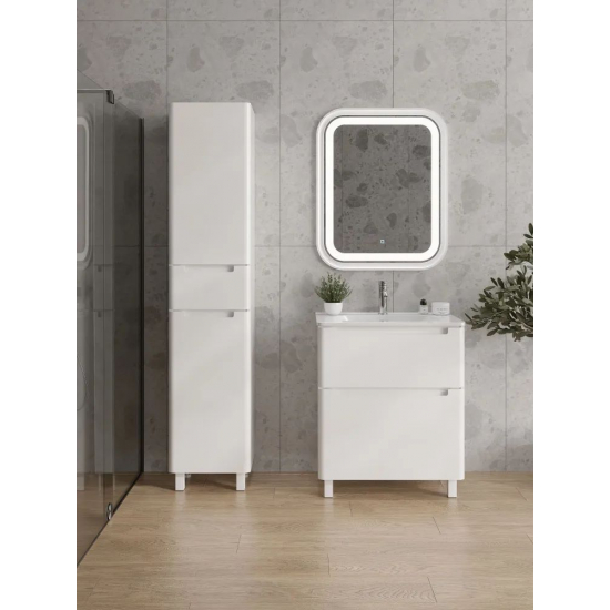 Шкаф-пенал AURA Lotos 40-1 белый правый