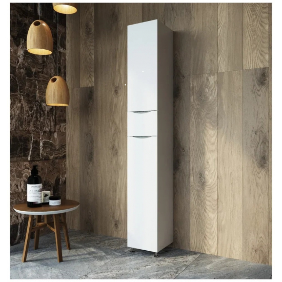 Шкаф-пенал AURA Палермо 30-1 белый правый