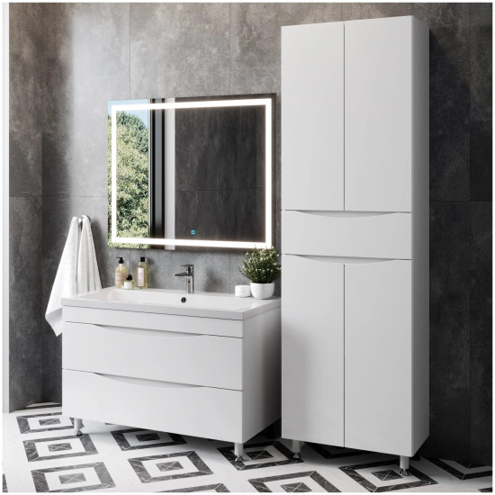 Шкаф-пенал AURA Палермо 60-1 белый