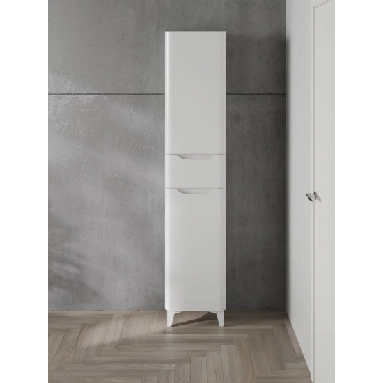 Шкаф-пенал AURA Токио 40-1 белый правый