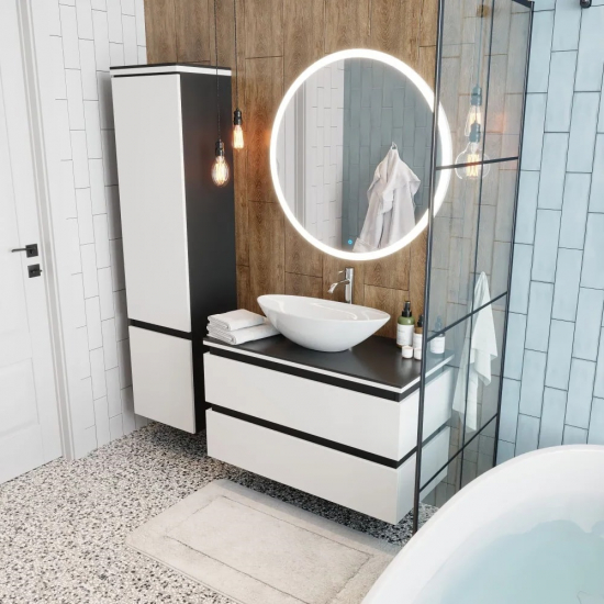 Шкаф-пенал АURA Триумф 40 пд левый