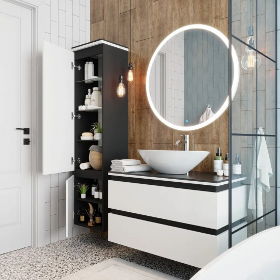 Шкаф-пенал АURA Триумф 40 пд левый