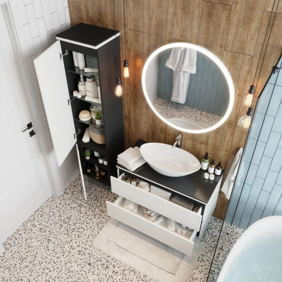 Шкаф-пенал АURA Триумф 40 пд левый