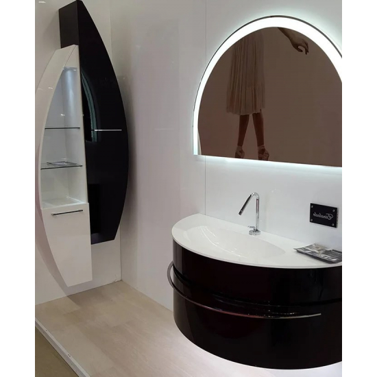 Шкаф-пенал DE AQUA Эскалада RS0 35 L открытый белый