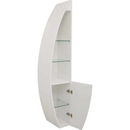 Шкаф-пенал DE AQUA Эскалада RS0 35 L открытый белый