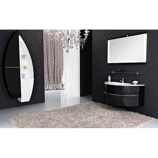 Шкаф-пенал DE AQUA Эскалада RS0 35 R открытый белый