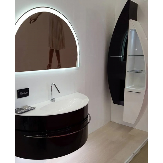 Шкаф-пенал DE AQUA Эскалада RS0 35 R открытый белый