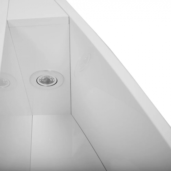 Шкаф-пенал DE AQUA Эскалада RS0 35 R открытый белый