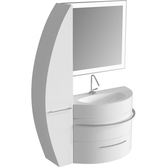 Шкаф-пенал DE AQUA Эскалада RS1 35 L закрытый белый