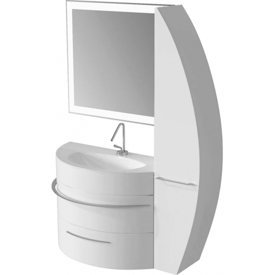 Шкаф-пенал DE AQUA Эскалада RS1 35 R закрытый белый