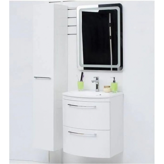 Шкаф-пенал DE AQUA Тока 1 35 L белый