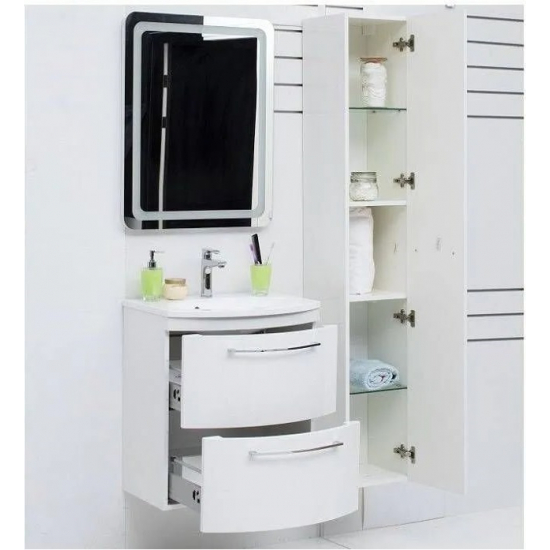 Шкаф-пенал DE AQUA Тока 1 35 R белый