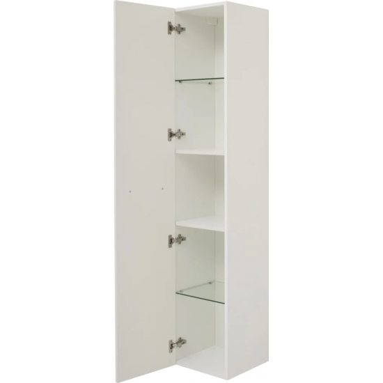 Шкаф-пенал DE AQUA Тока 1S 30 L левый белый