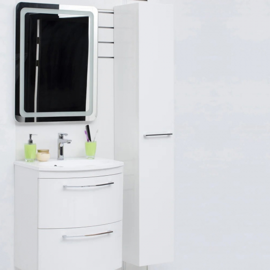 Шкаф-пенал DE AQUA Тока 1S 30 R правый белый