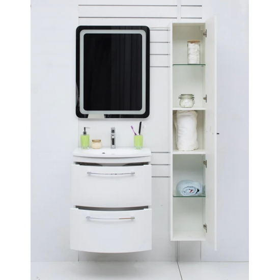 Шкаф-пенал DE AQUA Тока 1S 30 R правый белый