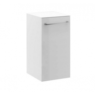 Шкаф-пенал DE AQUA Тока 2 35 L левый белый 