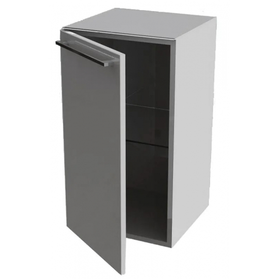 Шкаф-пенал DE AQUA Тока 2 35 L левый белый 