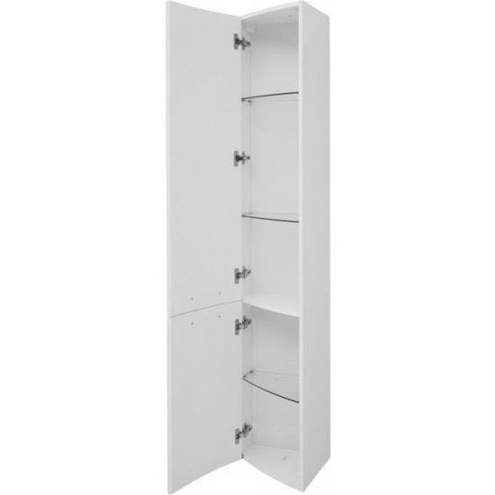 Шкаф-пенал DE AQUA Тока 5 35 L угловой белый