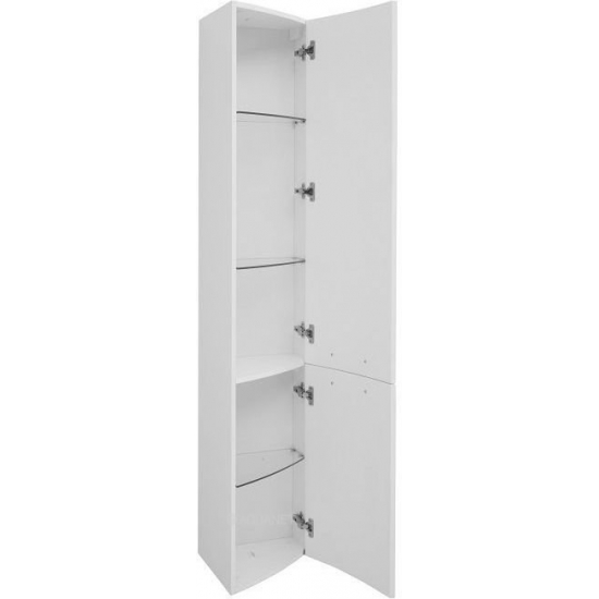 Шкаф-пенал DE AQUA Тока 5 35 R угловой белый