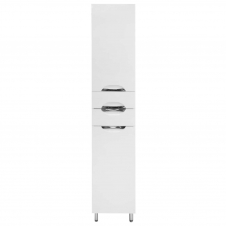 Шкаф-пенал LORANTO Стиль 40 с бельевой корзиной, правосторонний