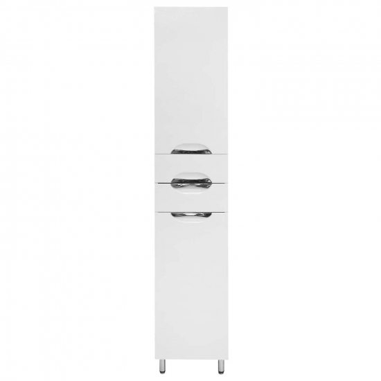 Шкаф-пенал LORANTO Стиль 40 с бельевой корзиной, правосторонний