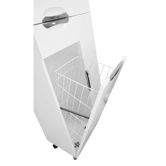 Шкаф-пенал LORANTO Стиль 52 с бельевой корзиной