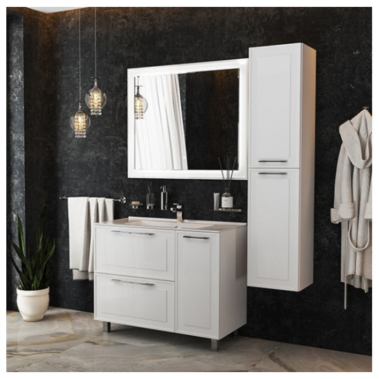 Шкаф-пенал MIRSANT Адель 34 универсальный