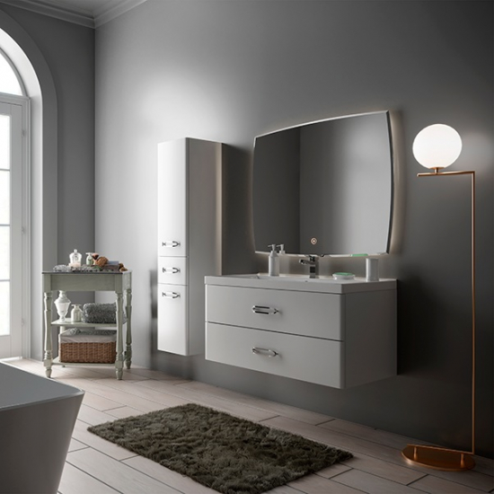 Шкаф-пенал MIRSANT Fuji левый