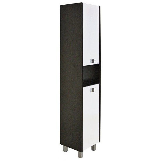 Шкаф-пенал MIXLINE Боско-35 белый венге, правый